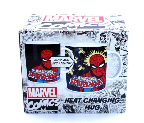 Marvel Comics Spider-Man Tasse mit Thermo-Effekt von Half Moon Bay